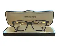 Prodesign Denmark EUC Blue Tortoiseshell EyeGlasses w/ Case
