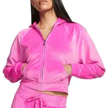 Victoria’s Secret velour pink tracksuit jacket