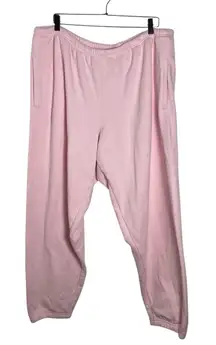 SKIMS Pink Cherry Blossom Cotton Fleece Classic Joggers