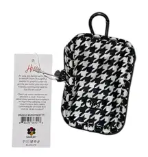 LUG DRIZZLE MINI ZIP STORAGE POUCH MICRO HOUNDSTOOTH