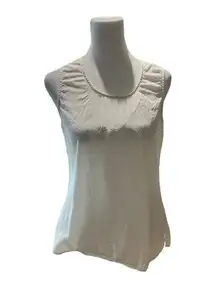 Women's Ecru Tank Top XS Ivory