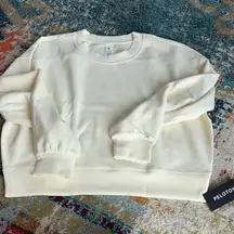 Lululemon X Peloton Perfectly Oversized Crop Crewneck Sweatshirt