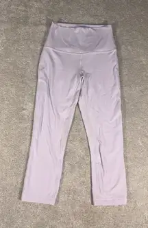 LULULEMON Align High-Rise Crop 21" Lavender Dew LEGGINGS SZ 4 W6BGHS NULU
