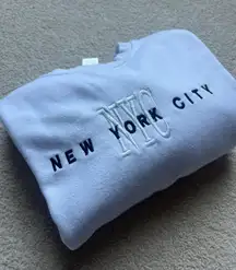 White NYC Sweatshirt