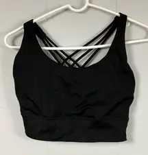 Victoria's Secret Strappy Back Longline Sport Bra Size Medium Activewear Sport