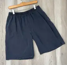Brandy Melville Shorts sweat 10" inseam womens Navy Blue (one size) baggy lounge