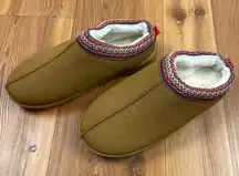 Women’s Sherpa Lined Mule Slip On Shoes Desert Brown size 40 9 Unbranded