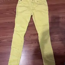 Kardashian  stretchy Jeans. Summer style . Size 12.Yellow