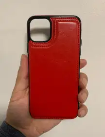 iphone 11 Pro leather card holder wallet case