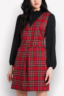 Riley & Rae Estelle‎ Plaid Dress Mini Size XXS