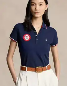 Polo Ralph Lauren Team USA Mesh Polo Shirt Size M