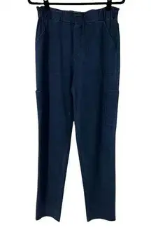 J. Jill Pure Jill Indigo Blue Lyocell Blend Pull on Pants