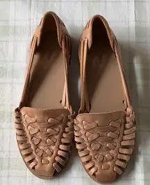 Nisolo Light Brown Woven Loafers