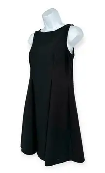 cop. copine | Sz 36/US 6 | SIMOUN Sleeveless Pintuck Back Zip Black Shift Dress