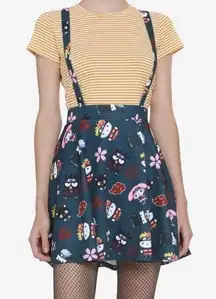 Naruto Shippuden X Hello Kitty Dress Suspender Skirt Medium