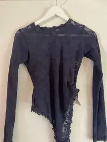 Cotton On Lace Longsleeve Bodysuit