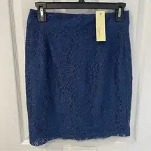 SugarLips Blue Lace Mini Pencil Skirt Women’s Size S
