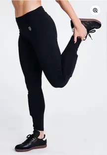 NWT Goal Five combo pocket shin guard leggings black size large