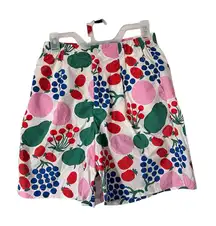 Marimekko x Uniqlo White Fruit Print Shorts Women’s Small