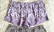 Disney Nightmare Before Christmas Pajama Shorts Bundle Size 2XL