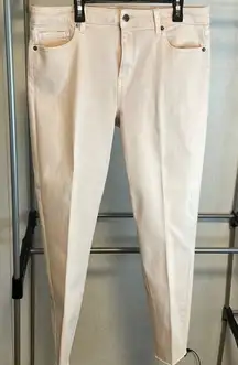 Pistola Denim Crop Jeans Peach Blush Pink‎ Size 32 Casual Everyday