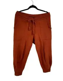 Ulla Johnson Alfie Wool Joggers Track Pants Sumac Womens Size L