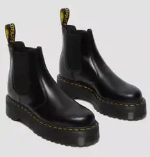 Dr. Martens Doc Marten Leather Platform Chelsea Boots