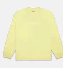 Fear of god Essentials  Canary Relaxed Crew Neck Sweatshirt