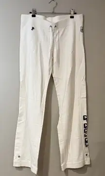 PINK Victoria’s Secret vintage track pants/sweats with brand logo and “86” Y2K