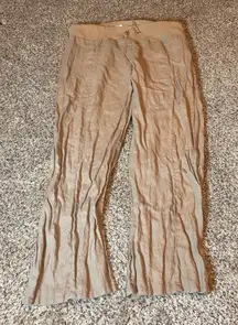 Eileen Fisher Linen Blend Lounge Pants Drawstring Waist Relaxed Fit‎ Women's