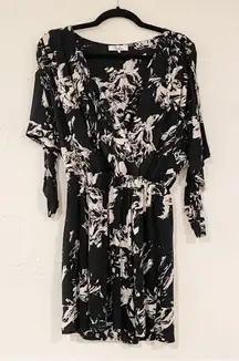 Parker Catalina Mini Dress in Black and White XS