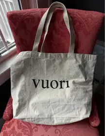 Vuori Canvas Tote Bag with Printed Logos