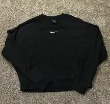 Nike black open back sweater