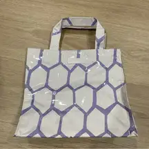 clinique plastic tote bag