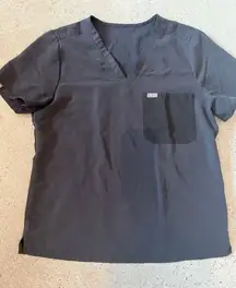 FIGS Technical Collection Gray Scrub Top - Women's‎ Healthcare Apparel