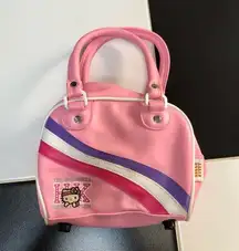 Vintage Y2K  Mini Bag Pink Varsity Academia Bowling Medicine Bag Cute