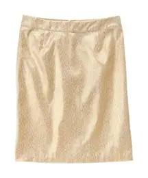 Gymboree‎ Womens Skirt Size 14 Mom Brocade Gold Holiday Shine Metallic NEW