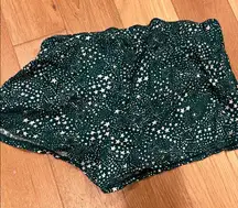 PINK Victoria's Secret‎ Starry Teal pajama boxer Shorts XL