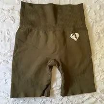 Women’s best XS Green Bike Shorts high waisted