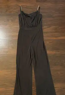 Jason Wu black sleeveless wide leg jumpsuit size S NWT