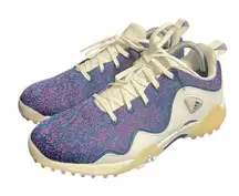 Womens Adidas CODECHAOS 21 Primeblue Golf Shoes White/Marine/Scarlet‎ Sz 10