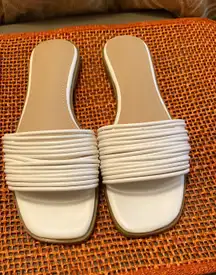 Elipis White Sandals. Kelly Roland For