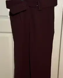 Skies Are Blue‎ Women's Burgundy Pantsuit