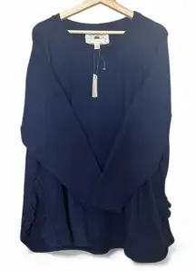 Cupid Soft Knit Side Split Tunic Top