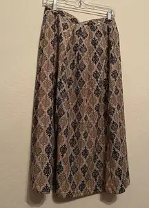 Vintage Pendleton ornament polyester pencil skirt 12