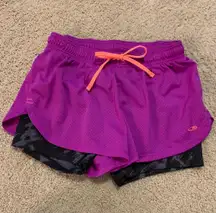 Athletic Shorts With Spandex 