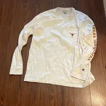 Unisex Champion Texas Longhorns White Long Sleeve Shirt