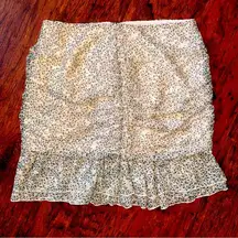 Chelsea & Violet Rouched Ruffled Boho Peasant Skirt, Women’s Juniors Size Medium