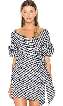 Fame and Partners x Revolve Russo Gingham Mini Dress