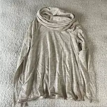 Free people beach cowl neck top os